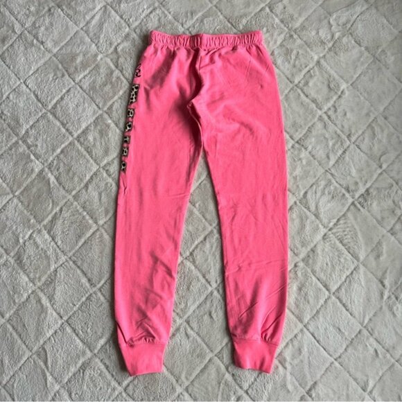 Victoria's Secret PINK | Hot Pink & Cheetah Print Joggers | Size Extra Small - Picture 3 of 12